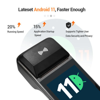 Android 11 H8 পে টার্মিনাল Pos মেশিন NFC কার্ড রিডার Pos টার্মিনাল
